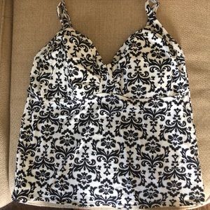 Lands’ End Swim tankini top 14 DD